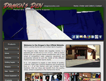 Tablet Screenshot of dragonscenter.com